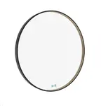 Nimco Zrcadla - Zrcadlo s LED osvětlením, průměr 70 cm, dotykový senzor, černá ZPC 31001RVX-90