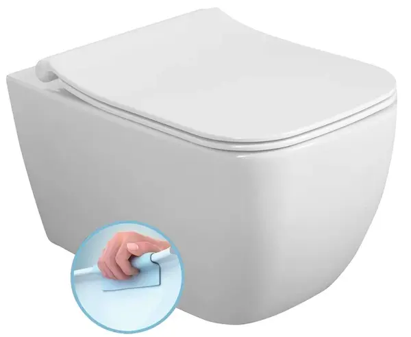 Sapho Isvea Vea - Závěsné WC, Rimless, bílá 10VA02001