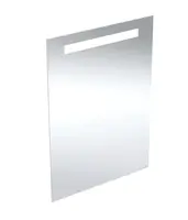 Geberit Option - Zrcadlo s LED osvětlením, 50x70 cm, hliník 502.804.00.1