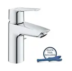 Grohe QuickFix Start - Umývadlová batéria s výpustom, studený štart, chróm 31137002