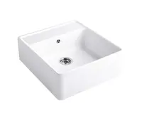 Villeroy & Boch Drezy - Keramický drez 63x60 cm s odtokom, CeramicPlus, alpská biela 632062R1