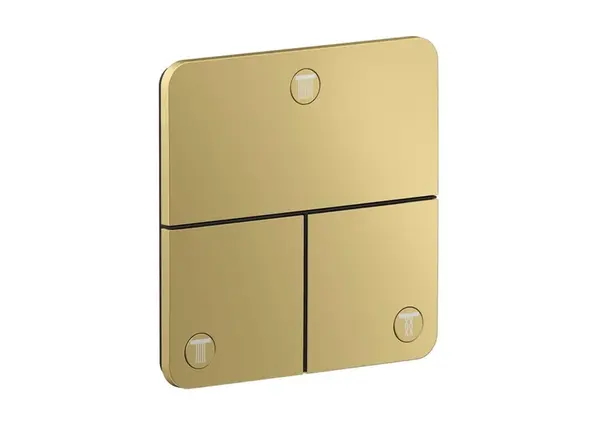 Axor ShowerSelect ID - Ventil pod omietku na 3 spotrebiče, leštený vzhľad zlata 36781990