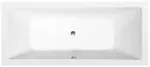 Polysan Vany - Obdélníková vana Krysta, 180x80x39 cm, bílá 71710