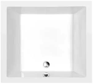 Polysan Deep - Hlboká sprchová vanička, 100x90x26 cm, biela 72340