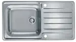 Alveus Praktik - Drez 98x50 cm, s ovládaním odtoku, nerezová 1085977