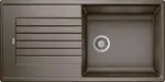 Blanco Zia XL 6 - Silgranitový drez, 100x50 cm, s ovládaním odtoku, kávová 517567