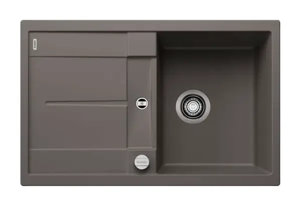 Blanco Metra 45 - Silgranitový drez, 78x50 cm, s ovládaním odtoku, sivá 527288