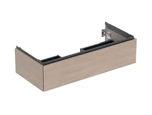 Geberit ONE - Umývadlová skrinka 104x27x47 cm, 1 zásuvka, dub 505.074.00.5