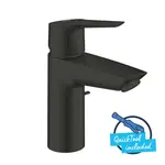 Grohe QuickFix Start - Umývadlová batéria s výpusťou, studený štart, matná čierna 311372432