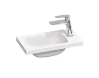 Ravak Classic II - Umývadielko 40x22 cm, bez prepadu, otvor na batériu, biela XJX01140004