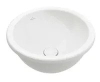 Villeroy & Boch Loop&Friends - Umývadlo zápustné, priemer 45 cm, bez prepadu, alpská biela 4A600101