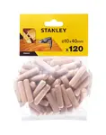 Stanley Příslušenství - Sada dřevěných spojovacích kolíků 10x40 mm, 120 ks STA66435-QZ
