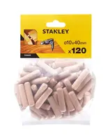 Stanley Příslušenství - Sada dřevěných spojovacích kolíků 10x40 mm, 120 ks STA66435-QZ