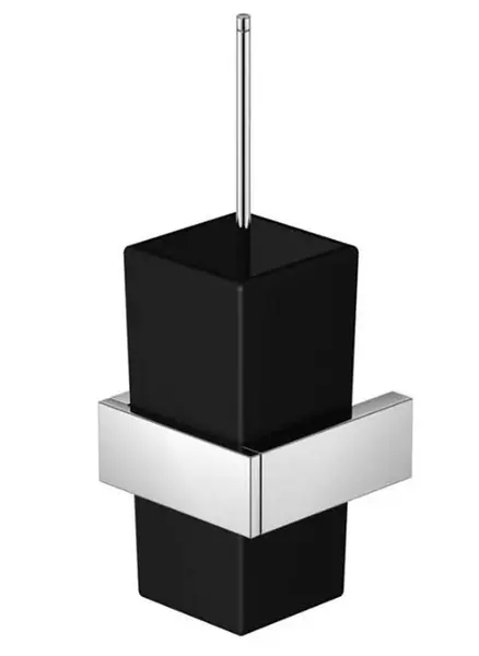 Steinberg 460 - WC štětka nástěnná s držákem, černé sklo/chrom 460 2904