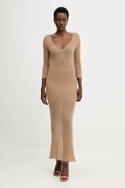 Šaty s příměsí vlny Liviana Conti