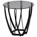 ODKLÁDACÍ STOLEK, šedá, černá