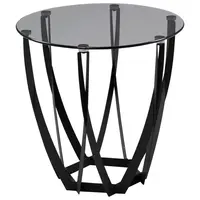 ODKLÁDACÍ STOLEK, šedá, černá