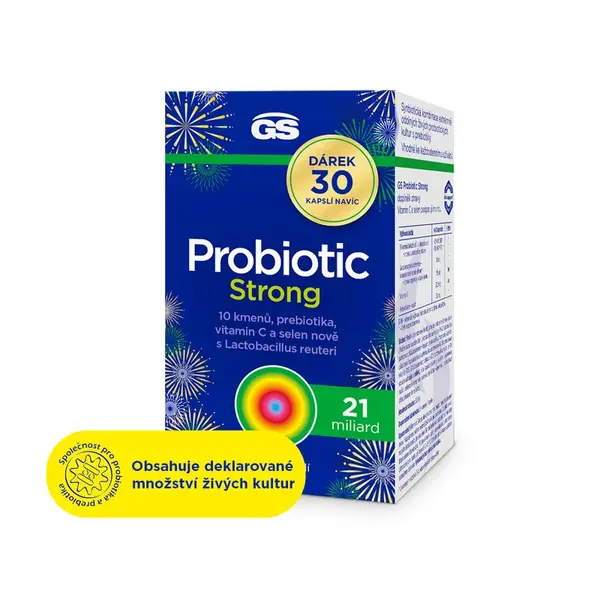 GS Probiotic Strong 60+30 kapslí dárek