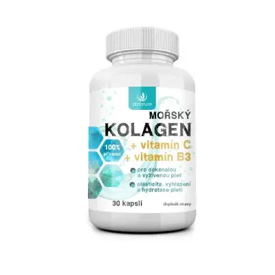 Allnature Mořský kolagen+vit.C+vit.B3 cps.30