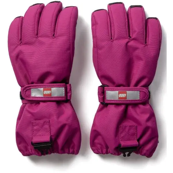 LEGO&reg; kidswear LWATLIN 700 Dětské lyžařské rukavice, růžová, velikost 158-164