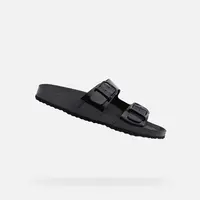 Černé dámské pantofle Geox Brionia R - Dámské