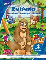 Omalovánky se samolepkami Zvířata