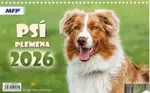 Kalendář 2026 stolní Psí plemena