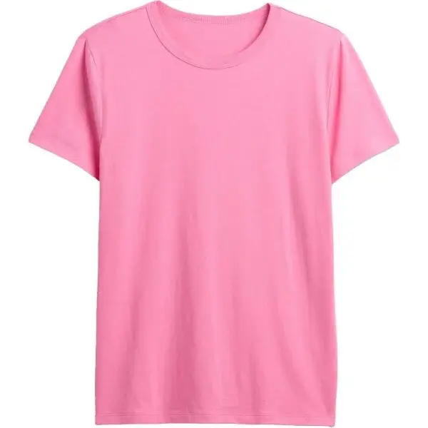 GAP V-SS FAV CREW SOLID Dámské bavlněné tričko, růžová, velikost