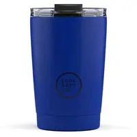 COOL BOTTLES TERMO 330 ML Nerezový termo hrnek, modrá, velikost 330 ML