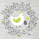 Ubrousek P 33x33 velikonoce MES200477