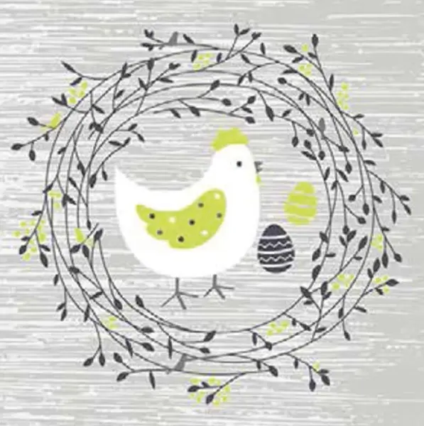 Ubrousek P 33x33 velikonoce MES200477