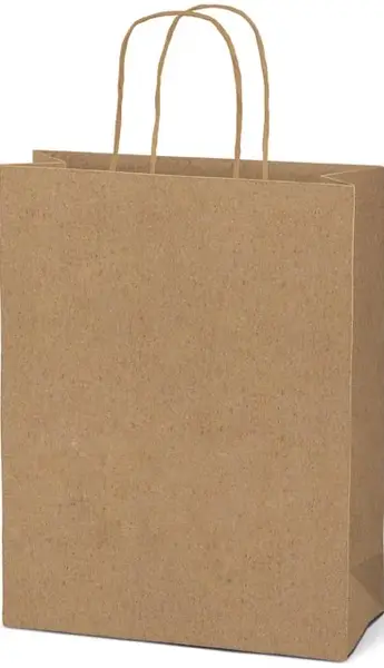 Taška MFP dárková T5 kraft 260x320x100 natural