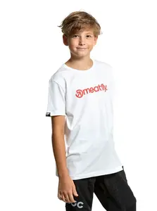 Meatfly dětské tričko Bart White | Bílá | Velikost 134 | 100% bavlna