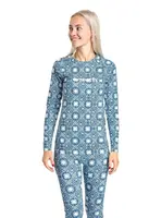 Meatfly dámské termo tričko Capa Mosaic Blue | Modrá | Velikost M