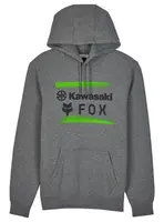 Fox pánská mikina X Kawi Fleece Po Heather Graphite | Šedá | Velikost L