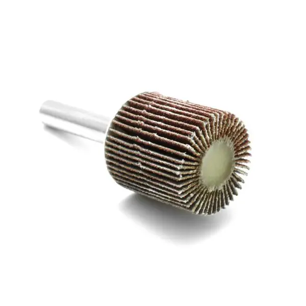 Kotouč lamelový brusný 20 x 20 mm, Ø 6 mm P100, na stopce