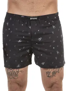 Meatfly pánské trenýrky Agostino G - Black Sanchez | Černá | Velikost M