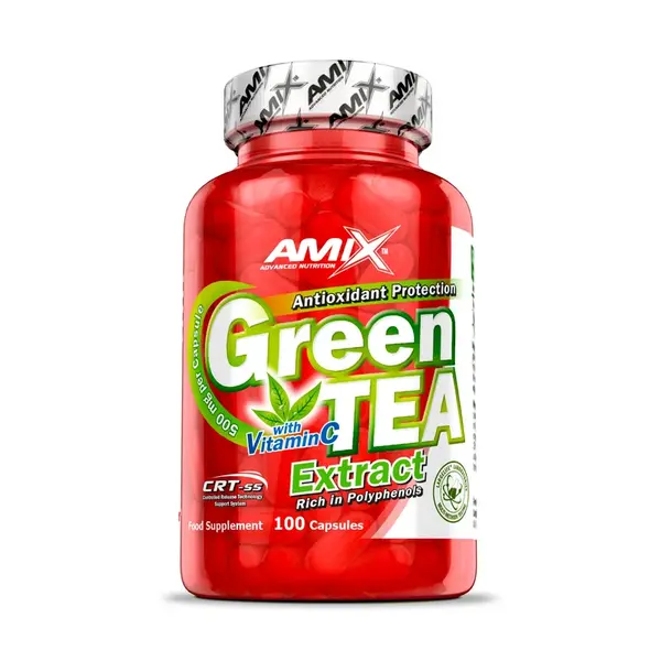 AMIX Green TEA Extract with Vitamin C, 100cps