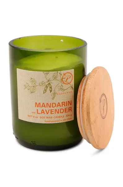 Paddywax Vonná  sójová sviečka Mandarin & Lavender 226 g