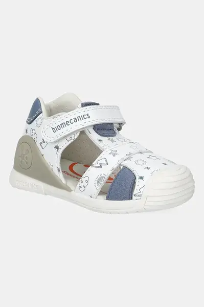 Detské sandále Biomecanics biela farba, 252116