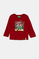 Detská bavlnená košeľa s dlhým rukávom United Colors of Benetton