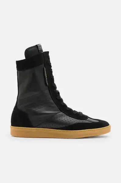 Kožené členkové topánky AllSaints Louise High Top