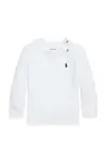 Detské bavlnené tričko s dlhým rukávom Polo Ralph Lauren