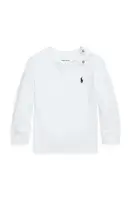 Detské bavlnené tričko s dlhým rukávom Polo Ralph Lauren
