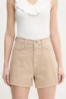 Rifľové krátke nohavice Pepe Jeans A-LINE SHORT UHW RACHEL