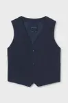 Detská vesta zo zmesi ľanu Mayoral