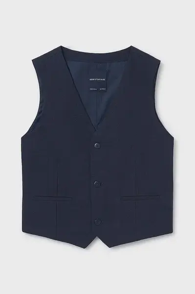 Detská vesta zo zmesi ľanu Mayoral