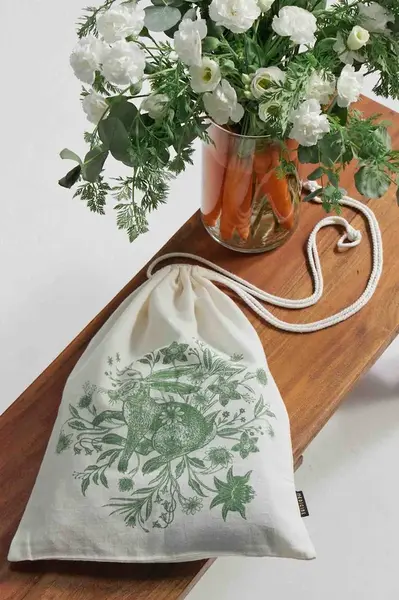 Úložná taška z ľanovej zmesi Medicine