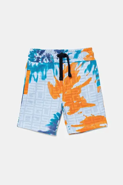 Detské bavlnené šortky Guess