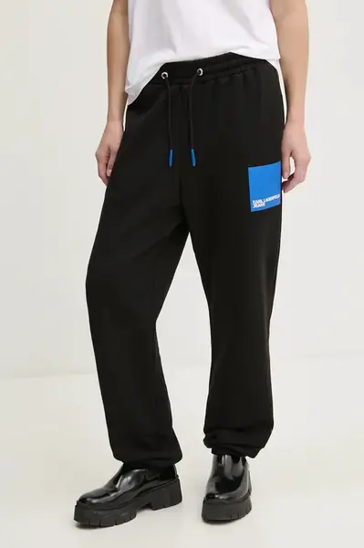 Bavlnené tepláky Karl Lagerfeld Jeans